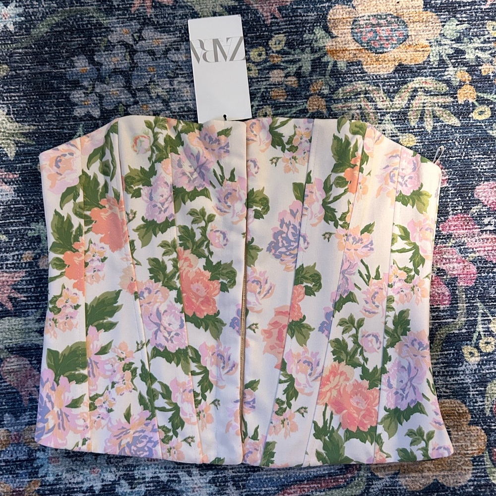 Zara corset top
